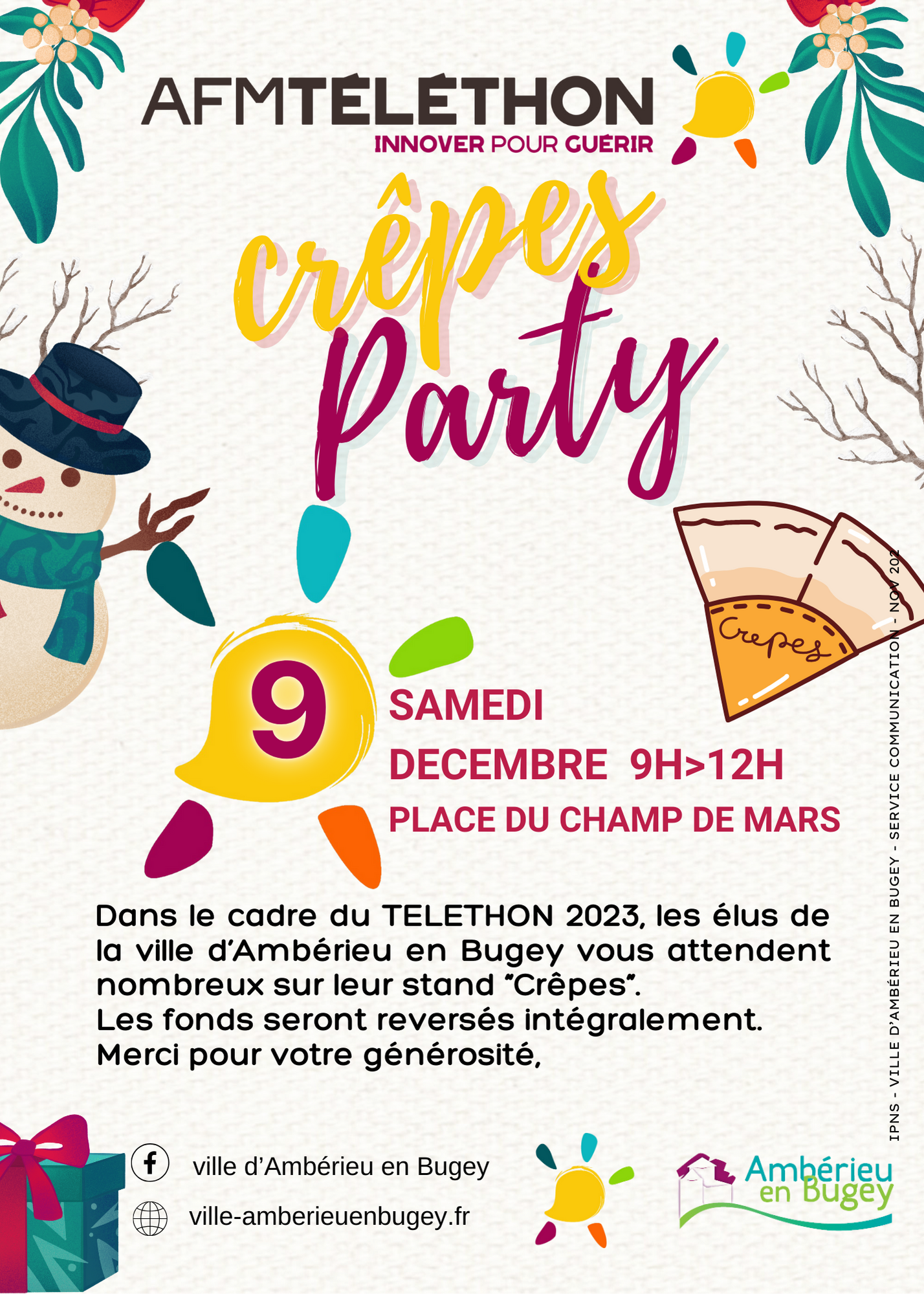 TELETHON 2023 - Crêpes Party