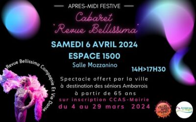 « L’Après-Midi Festive » Le samedi 06 avril 2024