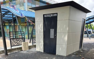 Mise en service du nouveau sanitaire public sur la place Jules Ferry