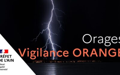 VIGILANCE ORANGE POUR RISQUE D’ORAGES