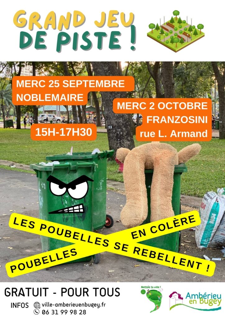 Jeu de piste Les poubelles se rebellent