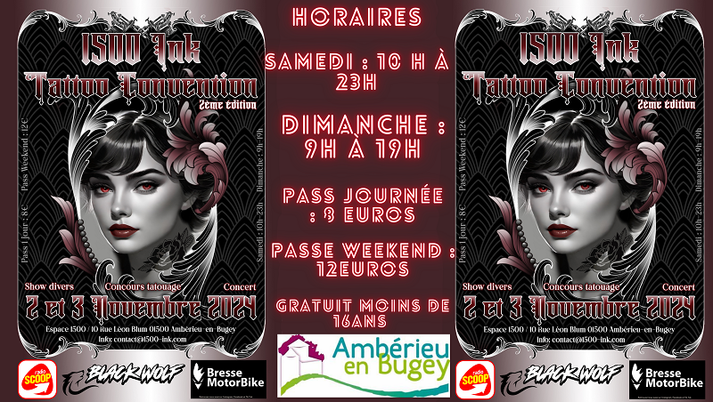 SALON DU TATOUAGE - 1500INK