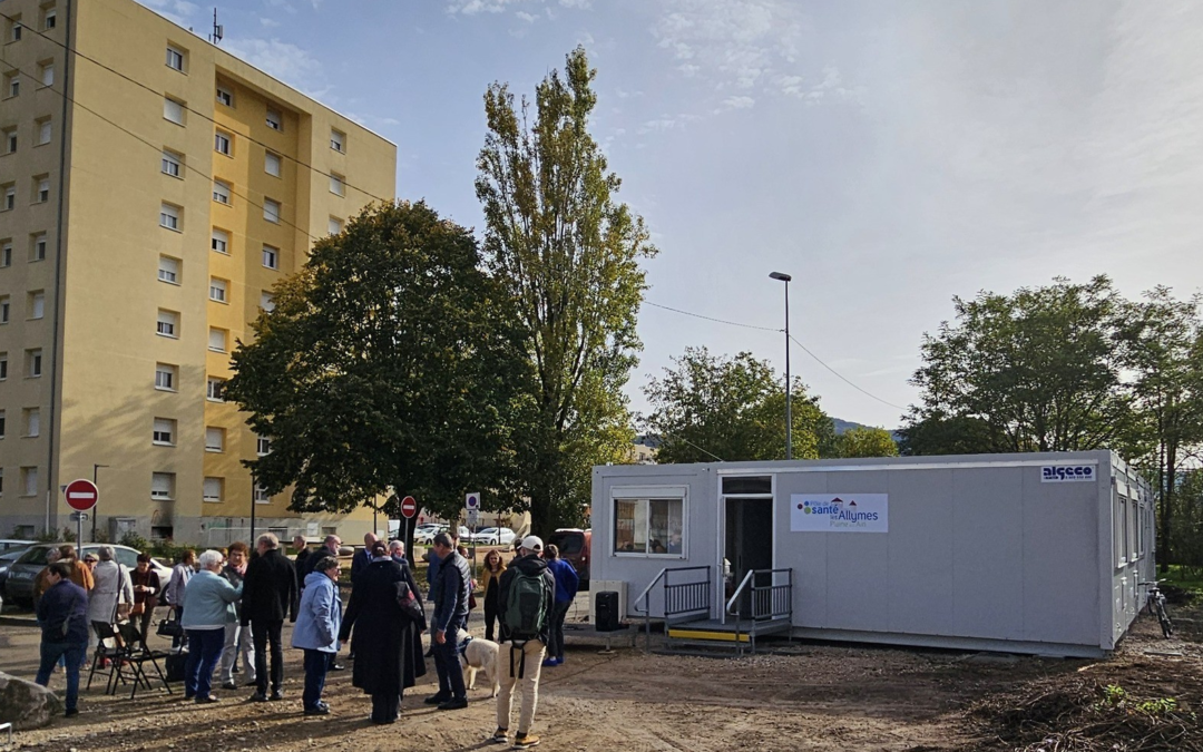 Inauguration du cabinet médical des Allymes place P. Sémard