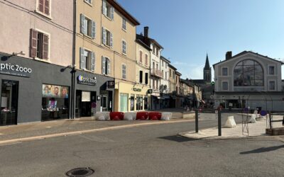 Démarrage des travaux de pose du mobilier urbain rue Alexandre Bérard