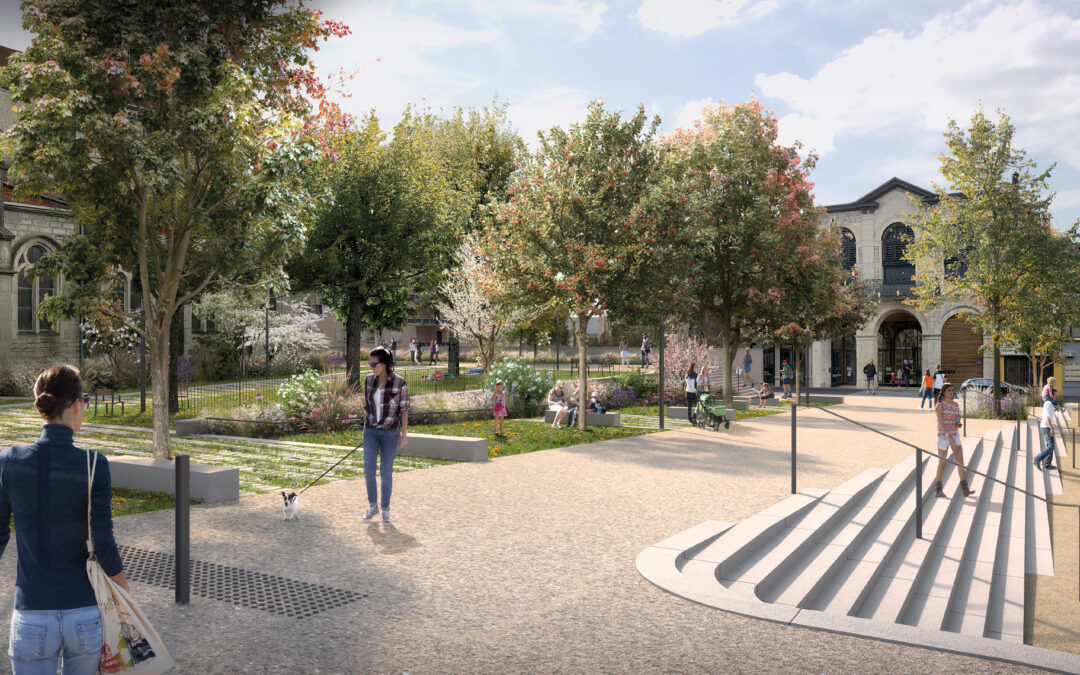 Travaux d’aménagement de la place Marcelpoil : le début du chantier !