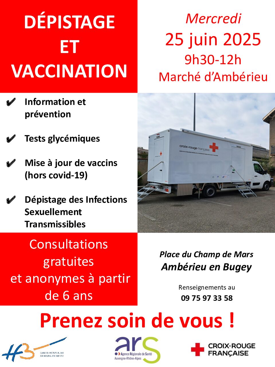 SEANCE DE VACCINATION ET DEPISTAGE IST