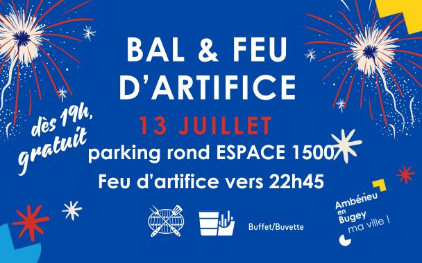 Bal et feu d'artifice du 13 juillet 2025