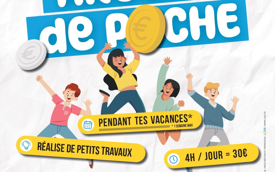 Dispositif « Argent de Poche » – ouverture des candidatures le 15 septembre