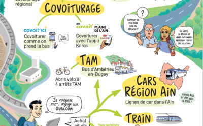 Communauté de Communes de la Plaine de l’Ain : les différents moyens de mobilités