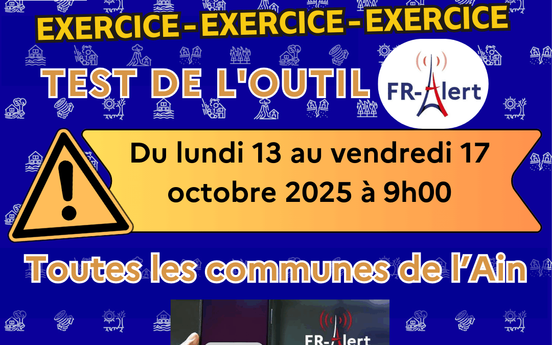 Campagne d’essai du dispositif Fr-alert du 13 au 17 octobre 2025
