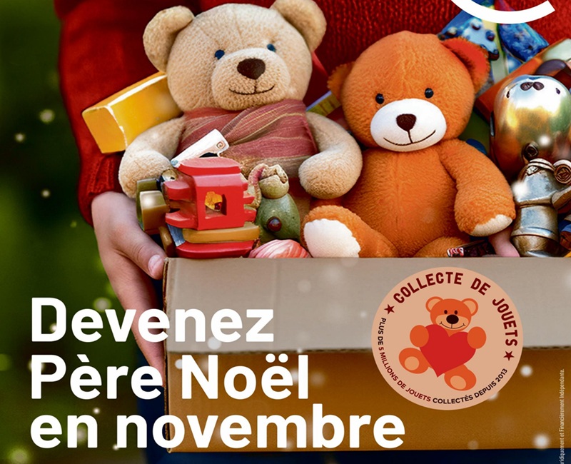 COLLECTE DE JOUETS AU PROFIT DES RESTOS DU CŒUR