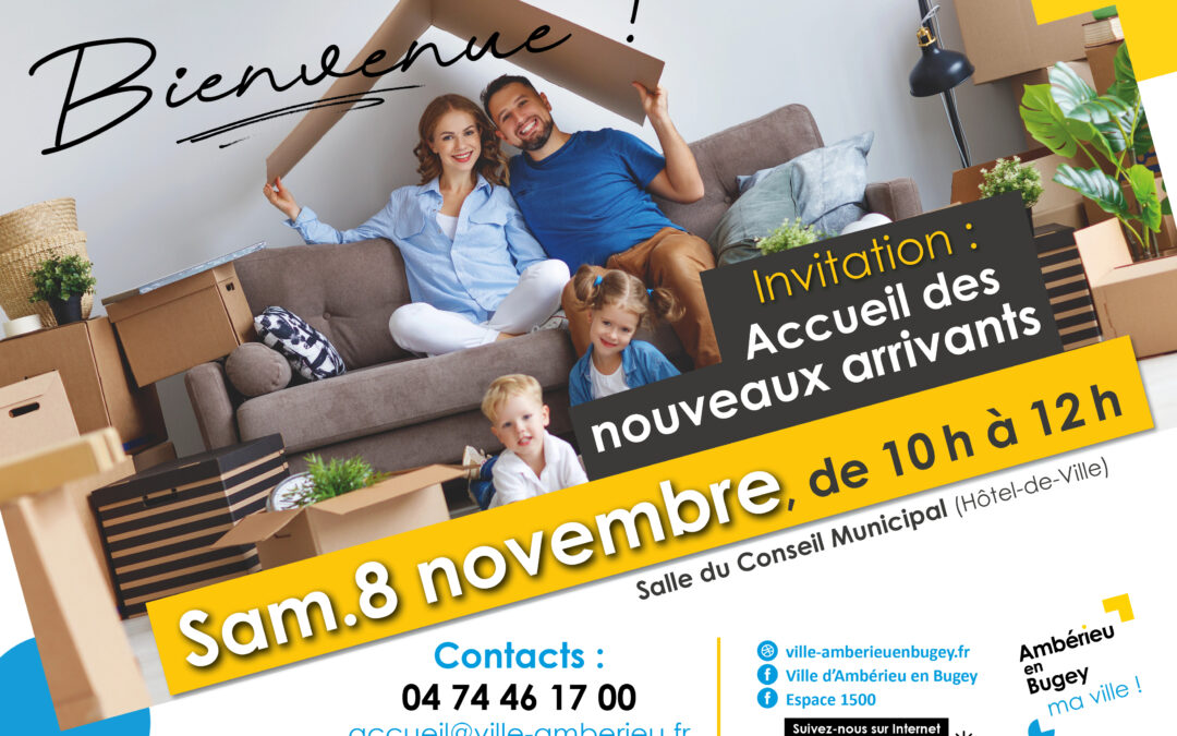 Nouveaux arrivants à Ambérieu-en-Bugey ? Bienvenue !