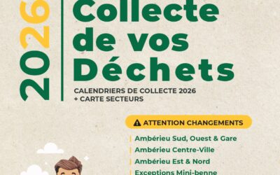 INFO CCPA – CALENDRIER DE COLLECTE 2026