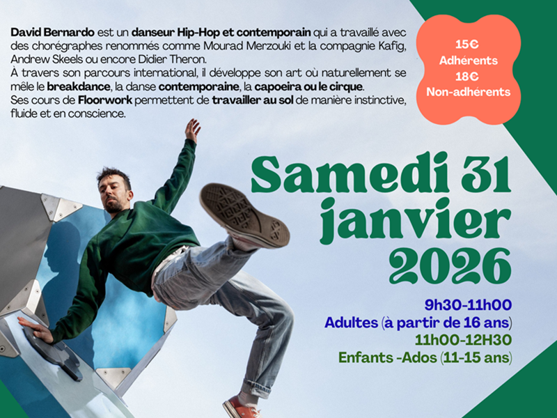 STAGE FLOORWORK DÉBUTANTS