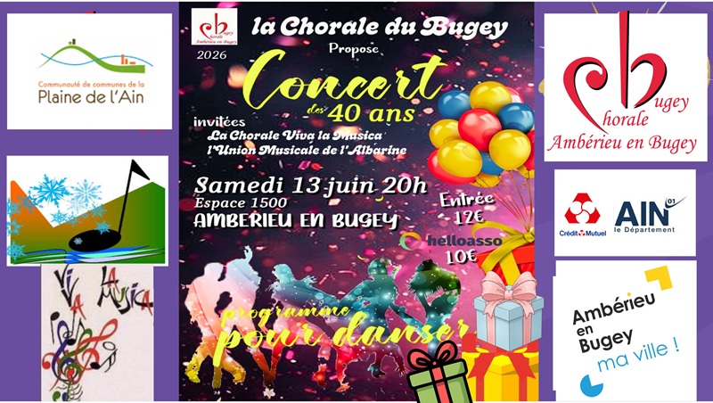 40 ANS DE LA CHORALE DU BUGEY