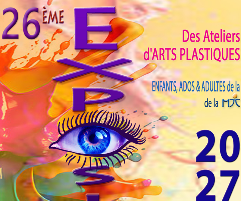 EXPOSITION DES ATELIERS D'ARTS PLASTIQUES DE LA MJC