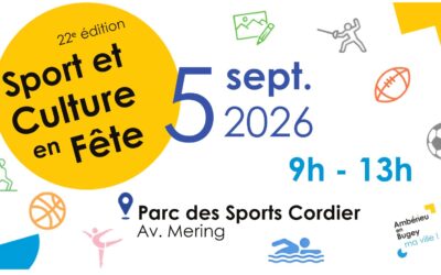 Sport et culture en fête : le 5 septembre – Avenue de Mering – Parc des Sports