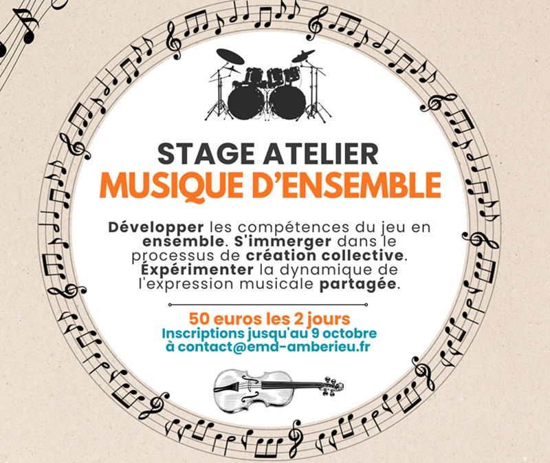 STAGE ATELIER DE MUSIQUE D'ENSEMBLE