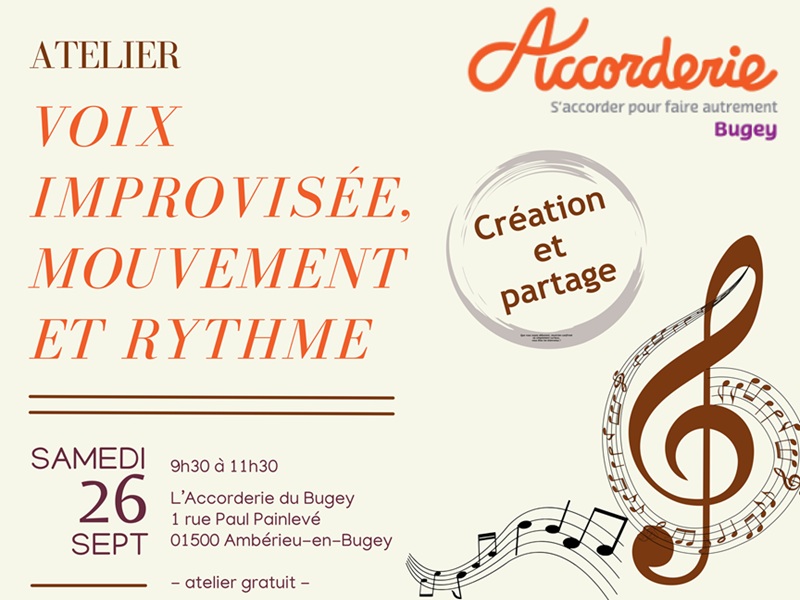 ATELIER VOIX, RYTHMES ET MOUVEMENTS